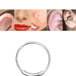 Sterling Silver Nose Ring Earring Loop Sexy Ship USA